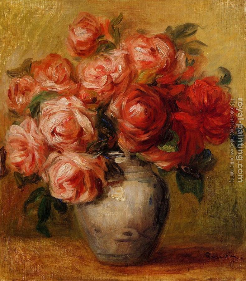 Pierre Auguste Renoir : Still Life with Roses II